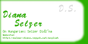 diana selzer business card